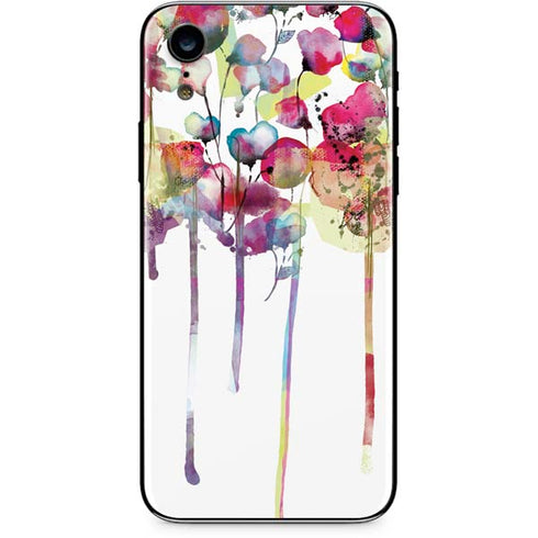 Painted Flowers iPhone XR Skin