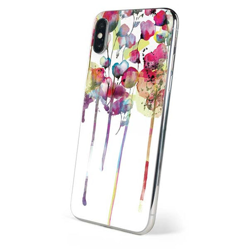 Painted Flowers iPhone XS Skin