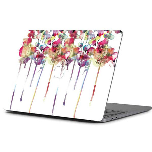 Painted Flowers Apple MacBook Pro 13-inch Skin