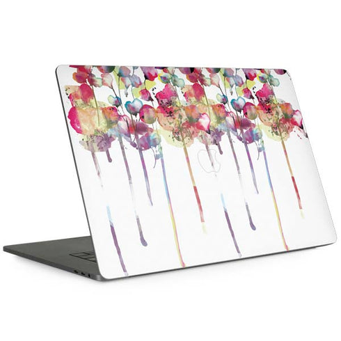 Painted Flowers Apple MacBook Pro 15-inch Skin