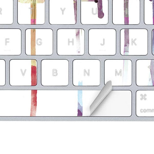 Painted Flowers Magic Keyboard Skin