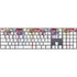 Painted Flowers Magic Keyboard with Numeric Keypad Skin