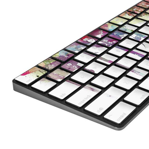 Painted Flowers Magic Keyboard with Numeric Keypad Skin