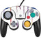 Painted Flowers Nintendo GameCube Controller Skin
