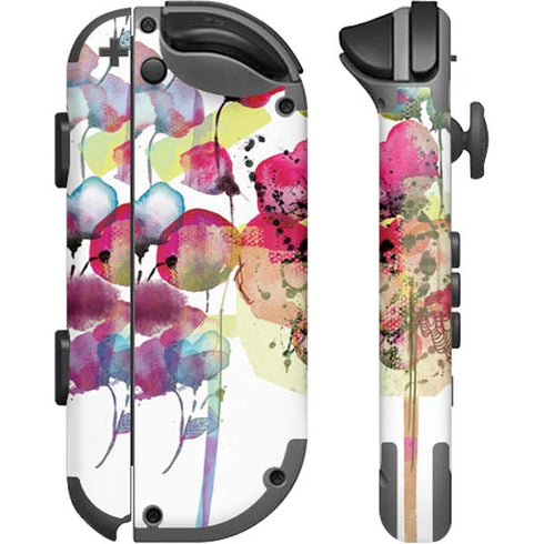 Painted Flowers Nintendo Joy-Con (L/R) Controller Skin