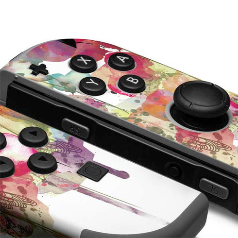 Painted Flowers Nintendo Joy-Con (L/R) Controller Skin