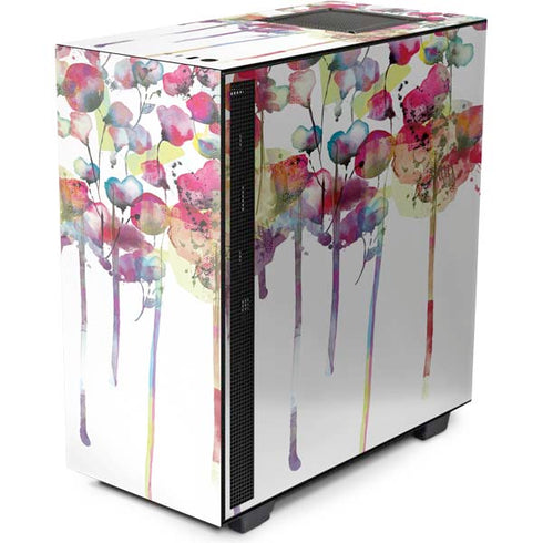 Painted Flowers NZXT H510 Compact ATX Mid-Tower Case Skin