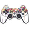 Painted Flowers PS3 Dual Shock wireless controller Skin