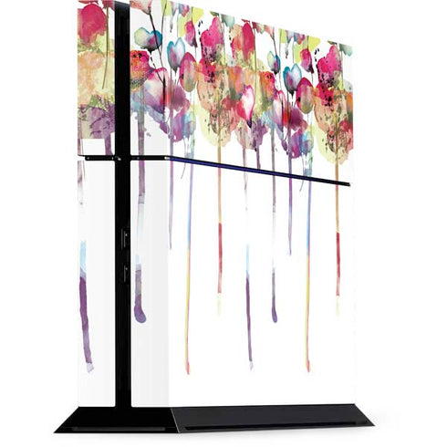Painted Flowers PS4 Console Skin