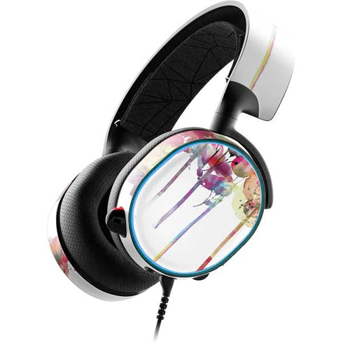 Painted Flowers SteelSeries Arctis 3 Skin