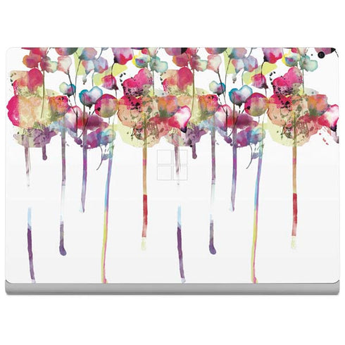 Painted Flowers Surface Book 2 13.5in Skin
