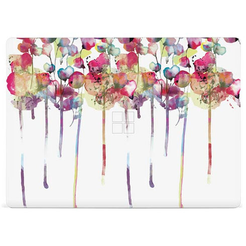 Painted Flowers Surface Laptop 2 Skin