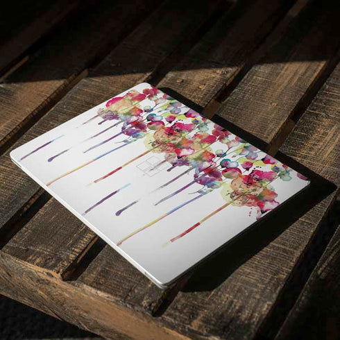 Painted Flowers Surface Laptop 2 Skin