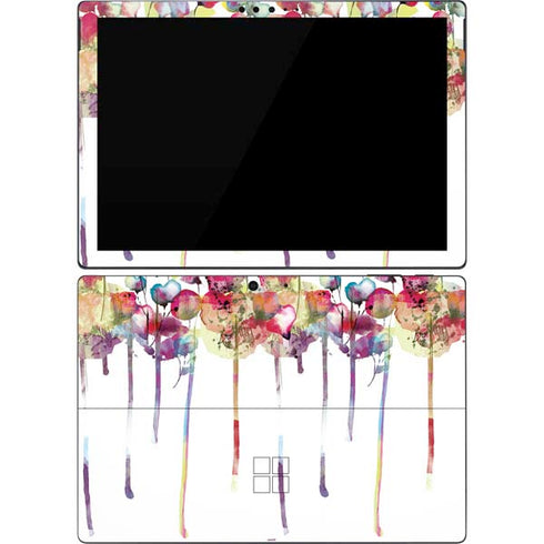 Painted Flowers Surface Pro 7 Skin