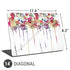 Painted Flowers Universal Laptop 14in (11.4 x 8.2in) Skin