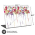 Painted Flowers Universal Laptop 15in (12.2 x 8.8in) Skin