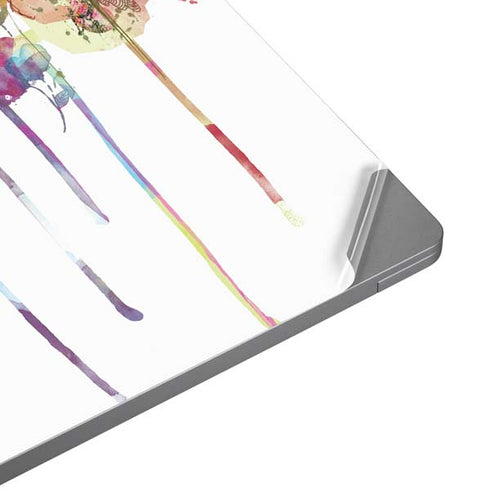 Painted Flowers Universal Laptop 16.6in (13.4 x 9.7in) Skin