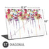 Painted Flowers Universal Laptop 17in (13.8 x 10in) Skin