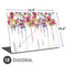 Painted Flowers Universal Laptop 18in (14.6 x 10.6in) Skin