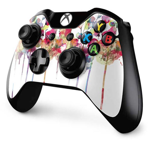 Painted Flowers Xbox One Controller Skin