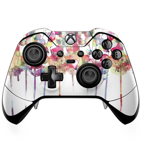 Painted Flowers Xbox One Elite Controller Skin