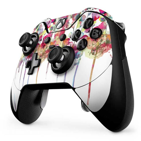 Painted Flowers Xbox One Elite Controller Skin