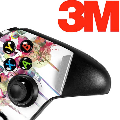 Painted Flowers Xbox One S Controller Skin