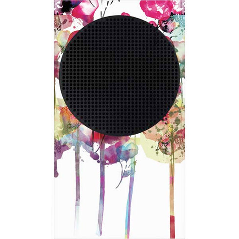 Painted Flowers Xbox Series S Console Skin
