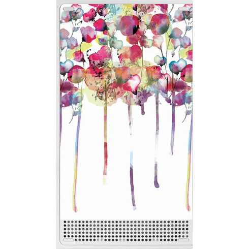 Painted Flowers Xbox Series S Console Skin