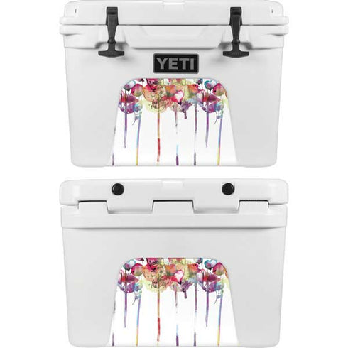 Painted Flowers YETI Tundra 35 Hard Cooler Skin