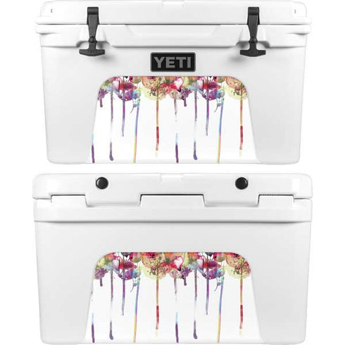 Painted Flowers YETI Tundra 45 Hard Cooler Skin