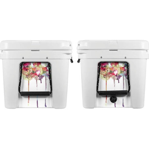 Painted Flowers YETI Tundra 65 Hard Cooler Skin