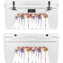 Painted Flowers YETI Tundra 75 Hard Cooler Skin