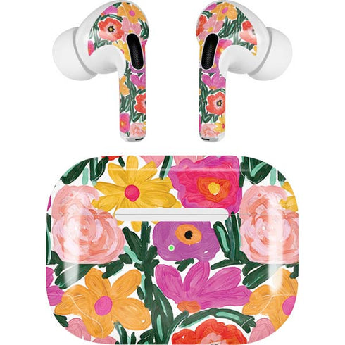 Bouffants and Broken Hearts Painterly Garden Apple AirPods Pro Skin