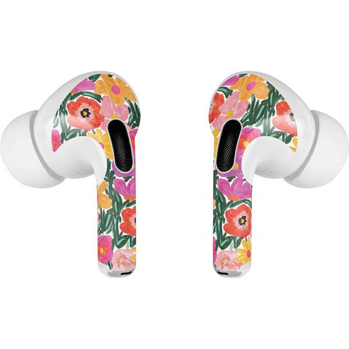 Bouffants and Broken Hearts Painterly Garden Apple AirPods Pro Skin