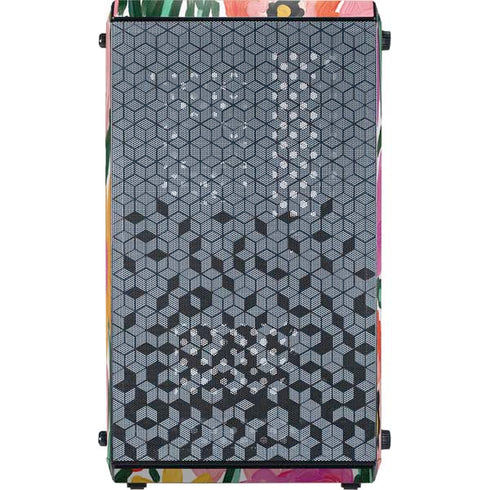 Bouffants and Broken Hearts Painterly Garden Cooler Master MasterBox Q300L Mini Tower Skin