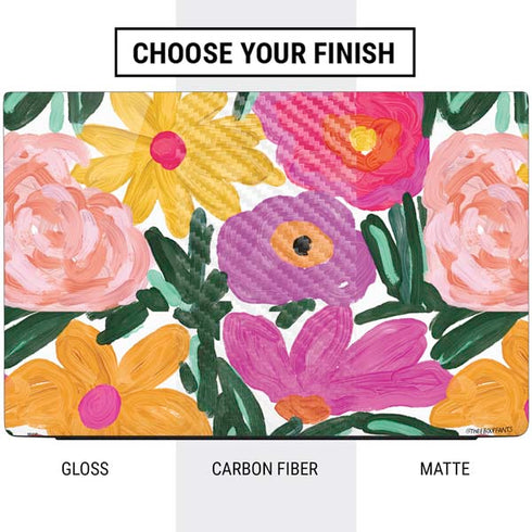 Bouffants and Broken Hearts Painterly Garden Dell Vostro Skin