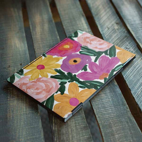 Bouffants and Broken Hearts Painterly Garden HP Envy Skin