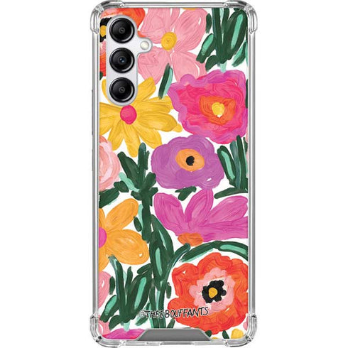 Bouffants and Broken Hearts Painterly Garden Galaxy A14 5G Clear Case