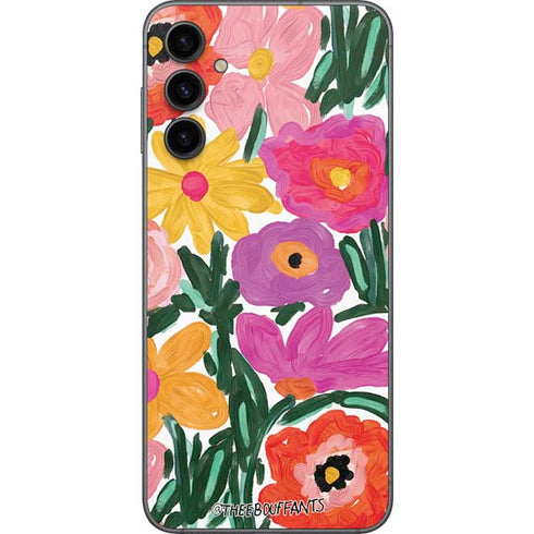 Bouffants and Broken Hearts Painterly Garden Galaxy A14 5G Skin