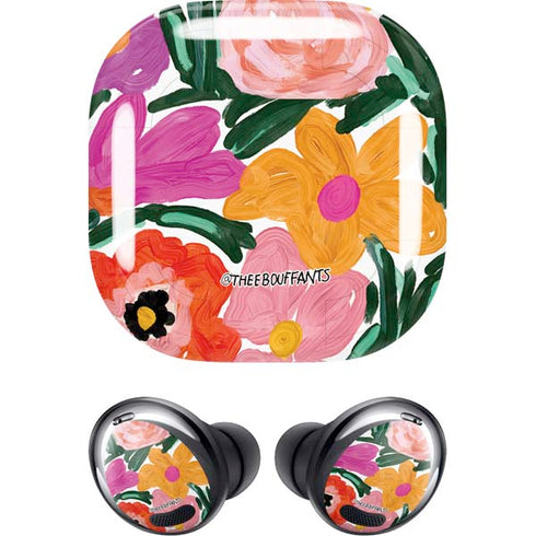Bouffants and Broken Hearts Painterly Garden Galaxy Buds Pro Skin