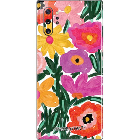 Bouffants and Broken Hearts Painterly Garden Galaxy Note 10 Plus Skin