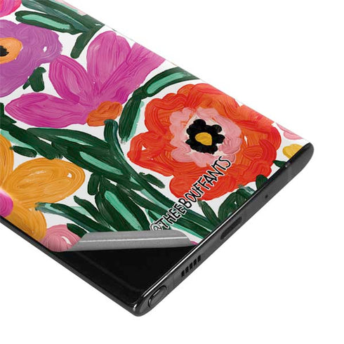 Bouffants and Broken Hearts Painterly Garden Galaxy Note 10 Skin