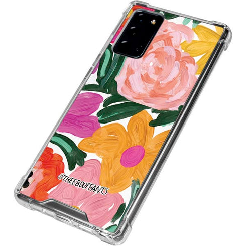 Bouffants and Broken Hearts Painterly Garden Galaxy Note20 5G Clear Case
