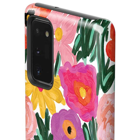 Bouffants and Broken Hearts Painterly Garden Galaxy Note20 5G Pro Case