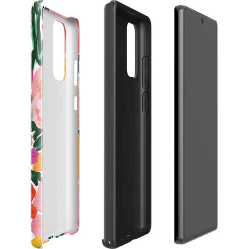 Bouffants and Broken Hearts Painterly Garden Galaxy Note20 5G Pro Case