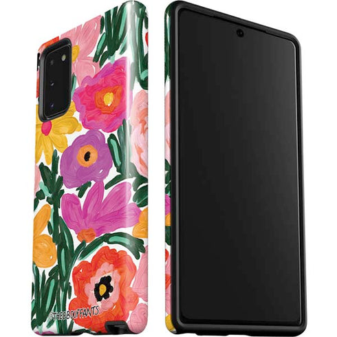 Bouffants and Broken Hearts Painterly Garden Galaxy Note20 5G Pro Case