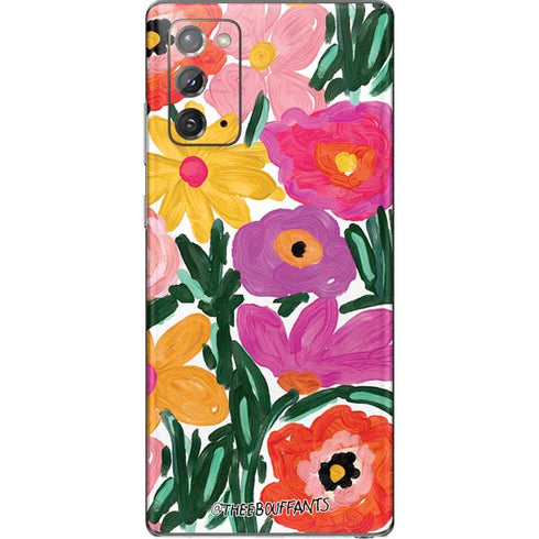 Bouffants and Broken Hearts Painterly Garden Galaxy Note20 5G Skin