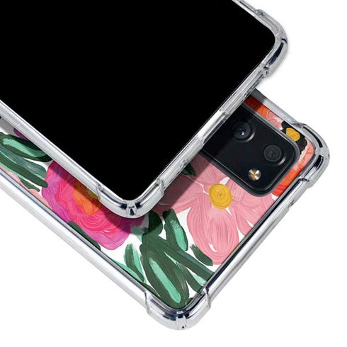 Bouffants and Broken Hearts Painterly Garden Galaxy S20 FE Clear Case