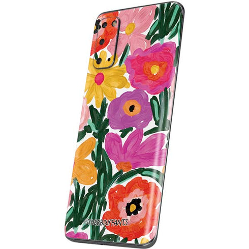 Bouffants and Broken Hearts Painterly Garden Galaxy S20 Skin